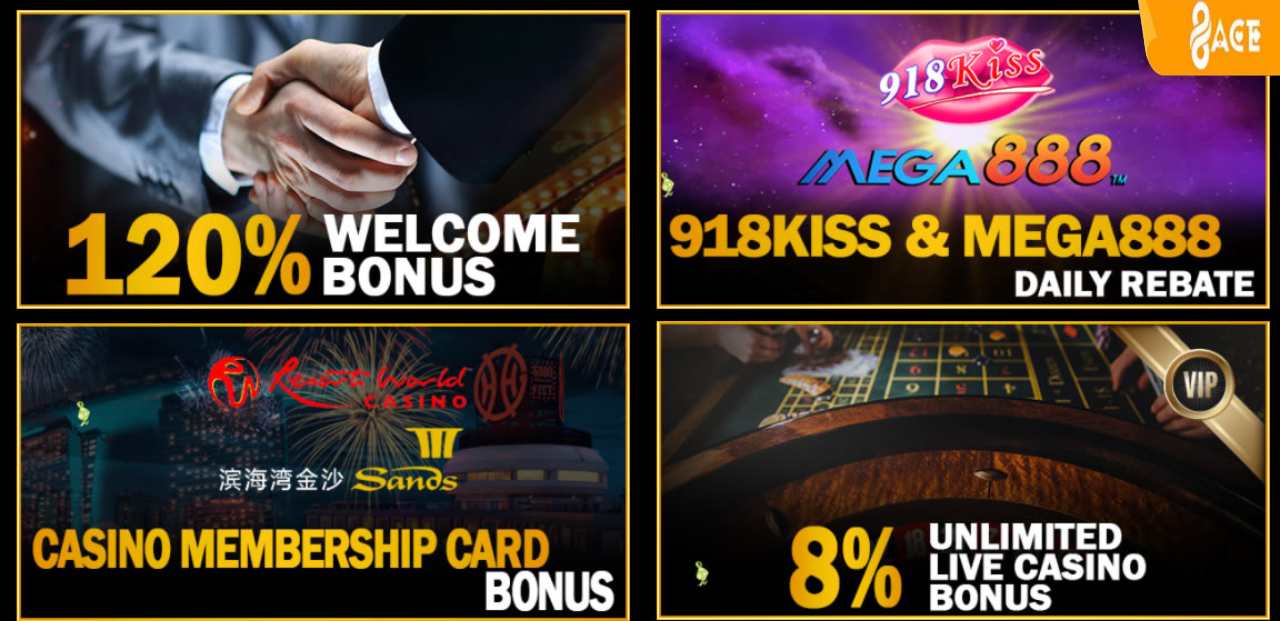 96ACE best casino bonus 2023